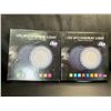 Image 1 : Lot of 2 LED UFO Highbay Lights - Brand New