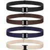 Image 1 : Lot of 4 Packs of Women's Elastic Stretch Belts/Invisible Belts - 4PCS Each - Brand New