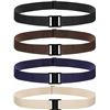 Image 1 : Lot of 4 Packs of Women's Elastic Stretch Belts/Invisible Belts - 4PCS Each - Brand New
