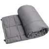 Image 1 : Lot of 1 Dreambeauty 100% Cotton 41x60in 10lbs Weighted Blanket for Adults - Brand New! Dark Grey