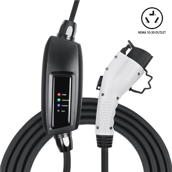 Lot of 1 LECTRON Portable Electric Car Charger - (Level 2, 16A) - New!