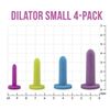 Image 1 : Lot of 1 Intimate Rose brand Vaginal Dilators Set (Sizes 1-4 - Small) - New Sealed