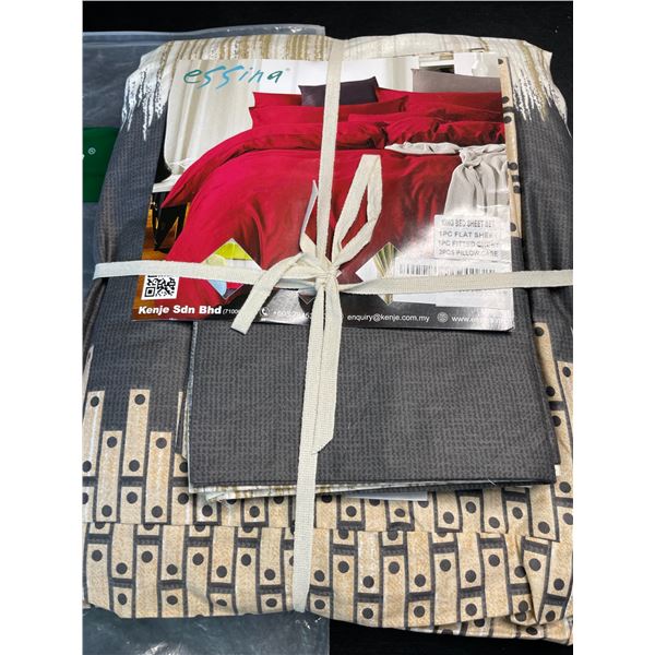 Lot of 1 Essina 4PC King Size Bed Sheet Set - Brand New