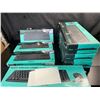 Image 1 : Lot of 7 Assorted Logitech Keyboards - Missing Dongles/Mice, etc. (See Description)