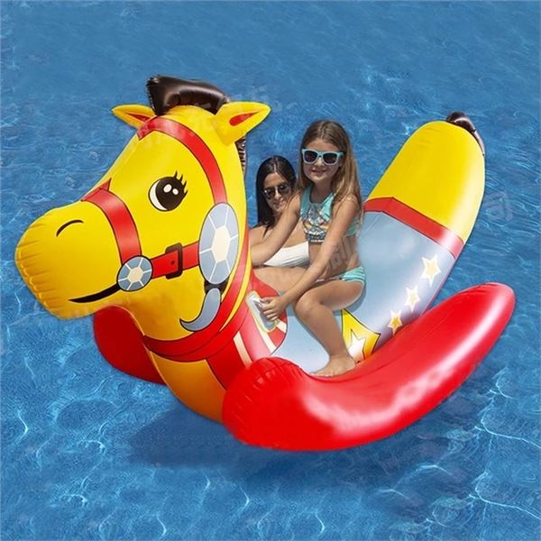 Lot of 1 Inflatable Ride-On Pool Floatie with Sprinkler Function - Brand New!