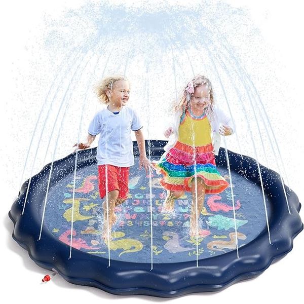 Lot of 1 Splash Pad for Kids & Dogs - 67inch Large Size - Brand New!