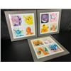 Image 1 : Lot of 3 Pokemon Framed Art Pieces - Approx. 12 x 12 Inch Large Size Frames - Brand New