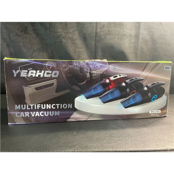 Lot of 1 Multifunction Wet/Dry Car Vacuum Cleaner with Storage Bag & Accessories - Brand New!