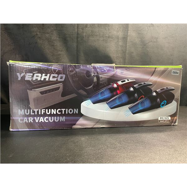 Lot of 1 Multifunction Wet/Dry Car Vacuum Cleaner with Storage Bag & Accessories - Brand New!