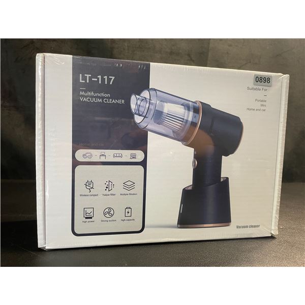 Lot of 1 Multifunction High-Power Portable Rechargeable Vacuum Cleaner/Air Duster - New Sealed!