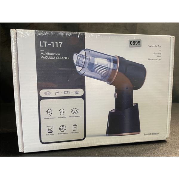 Lot of 1 Multifunction High-Power Portable Rechargeable Vacuum Cleaner/Air Duster - New Sealed!