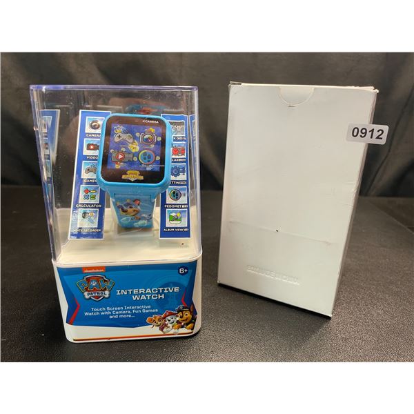 Lot of 1 Paw Patrol Interactive Touch Screen Watch w/ Camera, Games, & More - Brand New!