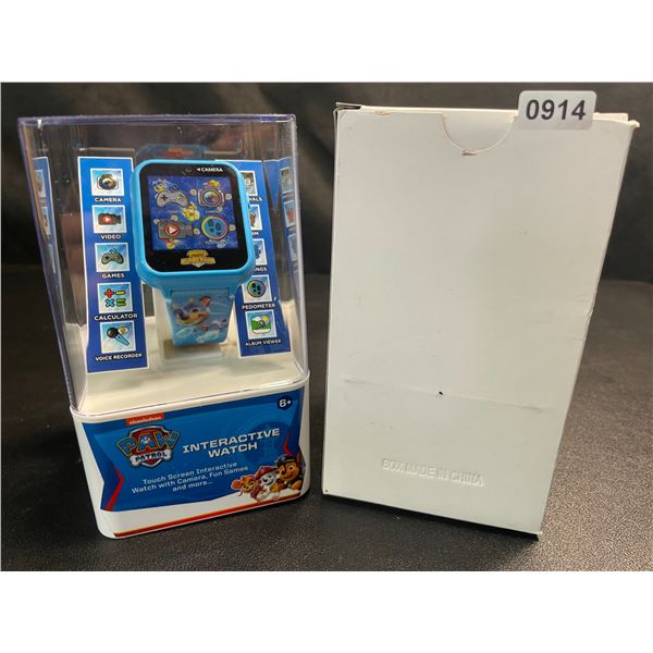 Lot of 1 Paw Patrol Interactive Touch Screen Watch w/ Camera, Games, & More - Brand New!