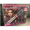 Image 1 : Lot of 1 Rollo-Style 6-in-1 Pro Collection Hot Air Hair Styling Tool - Brand New Sealed!