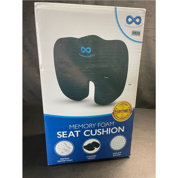 Lot of 1 Everlasting Comfort Memory Foam Ergonomic Seat Cushion - Brand New!