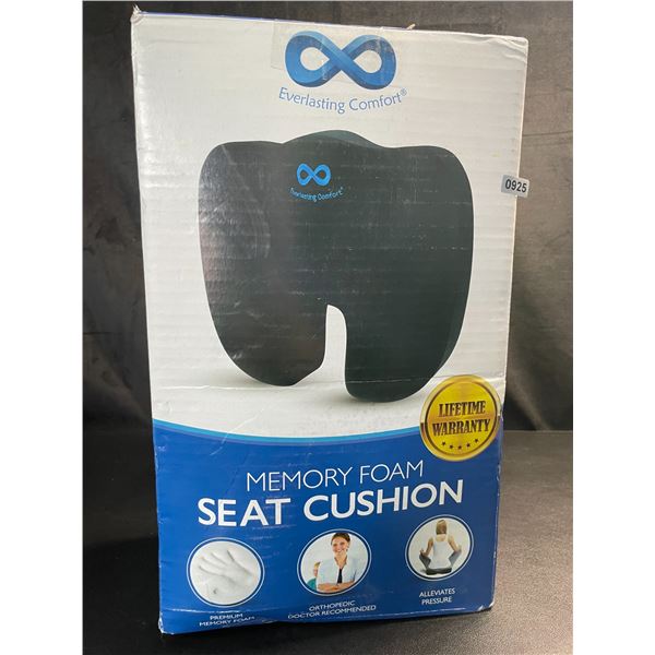 Lot of 1 Everlasting Comfort Memory Foam Ergonomic Seat Cushion - Brand New!