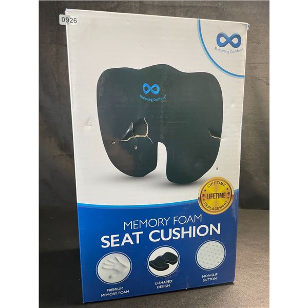 Lot of 1 Everlasting Comfort Memory Foam Ergonomic Seat Cushion - Brand New!