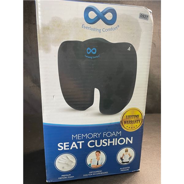 Lot of 1 Everlasting Comfort Memory Foam Ergonomic Seat Cushion - Brand New!