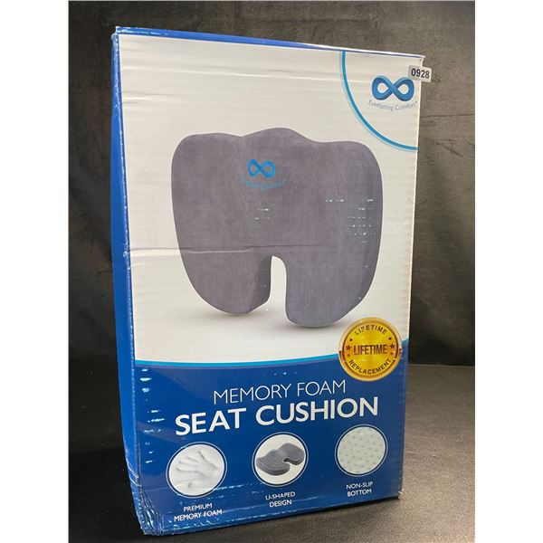 Lot of 1 Everlasting Comfort Memory Foam Ergonomic Seat Cushion - Brand New!