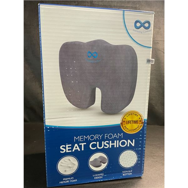 Lot of 1 Everlasting Comfort Memory Foam Ergonomic Seat Cushion - Brand New!