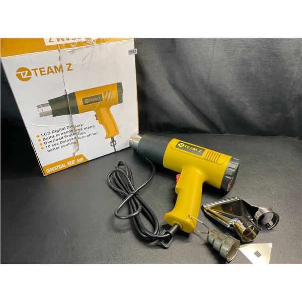 Lot of 1 Industrial Heat Gun w/ LCD Digital Display