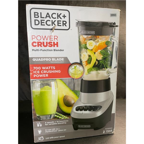 Lot of 1 Black + Decker Power Crush 700W Multi-Function Kitchen Blender - NEW SEALED!