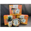Image 1 : Lot of 3 The Body Shop - Zingy & Zesty Satsuma Treats Sets - Body Butter+Shower Gel Included - New!