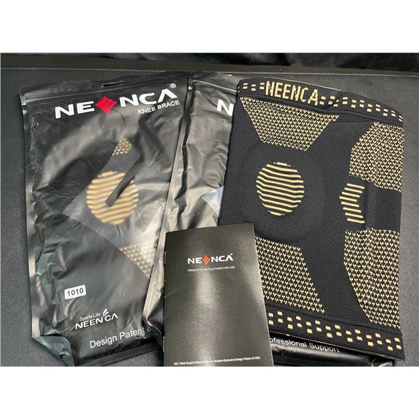 Lot of 2 Neenca Professional Knee Braces - Size 3XL - Brand New