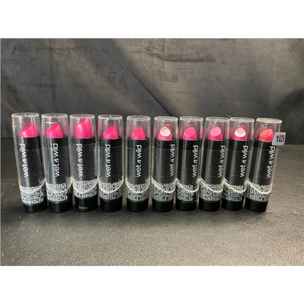 Lot of 10 Wet n Wild Lipsticks - Brand New!