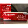 Image 2 : Lot of 5 Boxes of Colgate Optic White Stain Fighter Clean Mint Toothpastes - New