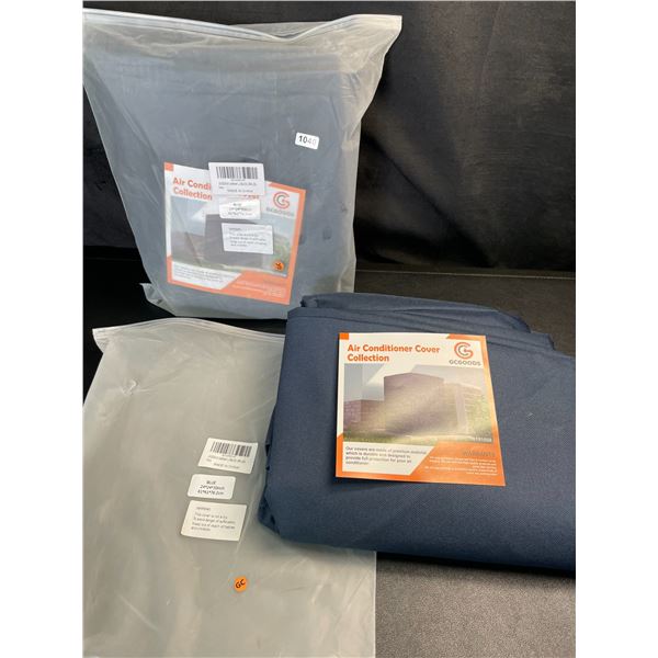 Lot of 2 Air Conditioner/Appliance Covers - Heavy Duty Canvas - 24 x 24 x 30 inch - Brand New!
