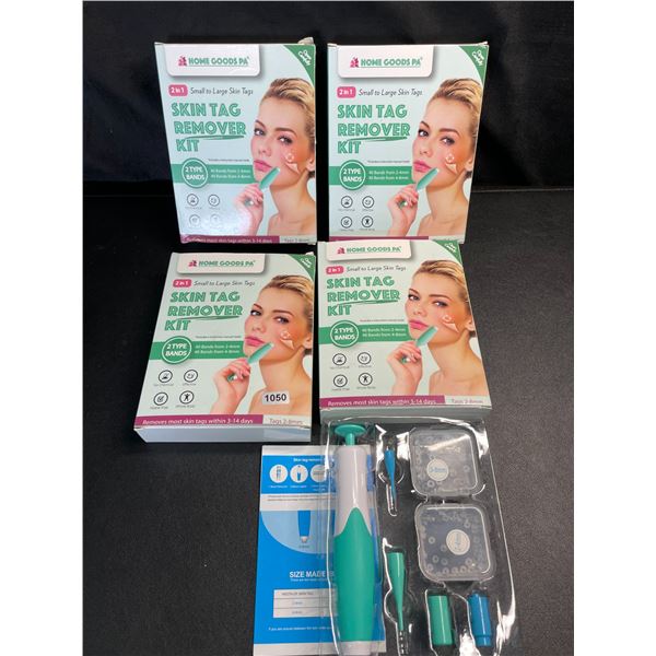 Lot of 4 Skin Tag Remover Kits - Brand New!