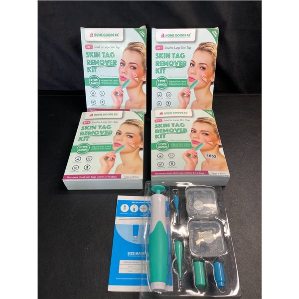 Lot of 4 Skin Tag Remover Kits - Brand New!