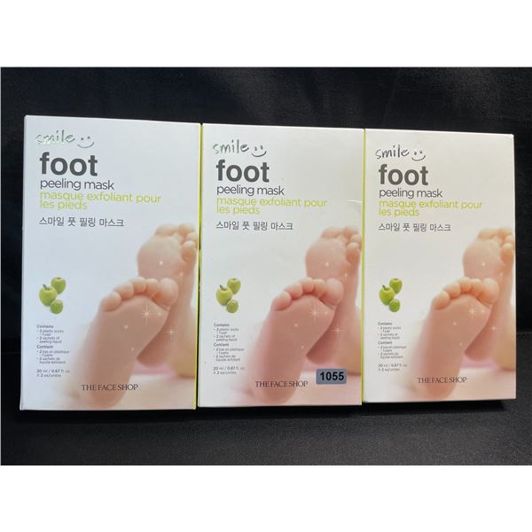 Lot of 3 Boxes of Foot Peeling Masks - Brand New