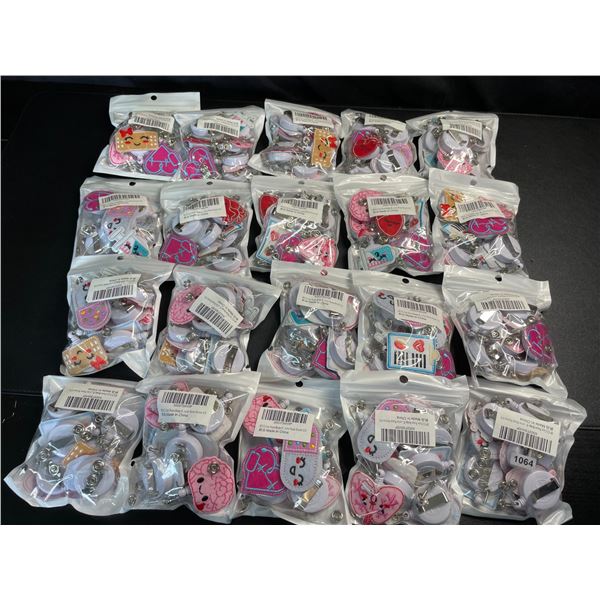 Lot of 20 Packs of Nurse Badge Reels - Brand New!