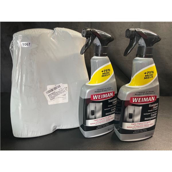 Lot of 2 Packs of Weiman Stainless Steel Cleaner & Polish (651ml) - 2 Per Pack/4 Total - Brand New!