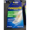 Image 2 : Lot of 10 Boxes of Compound W - Wart Remover - Max Strength One-Step Invisible Pads - New