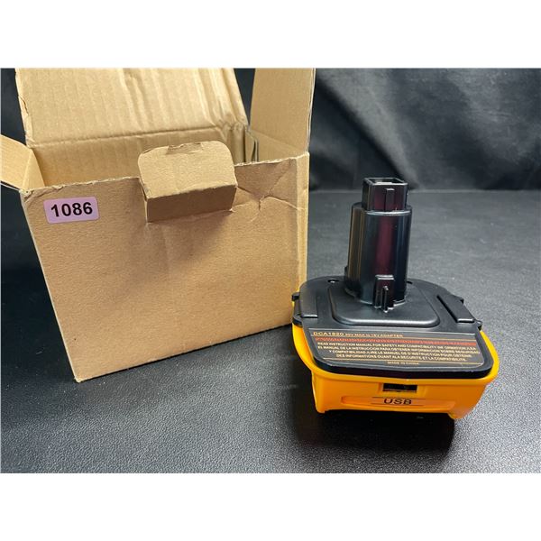 Lot of 1 DCA1820 Dewalt 20V Battery Adapter for Dewalt 18V Tools - New
