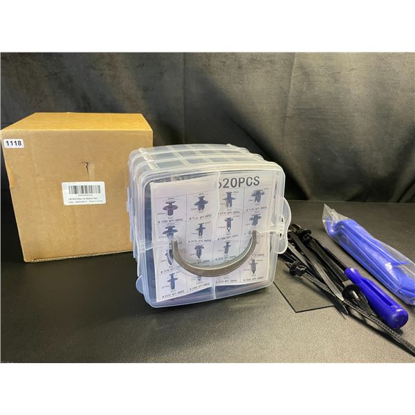 Lot of 1 Box of Car/Bumper Retainer Clips - 620PCS/Assorted Sizes - Brand New