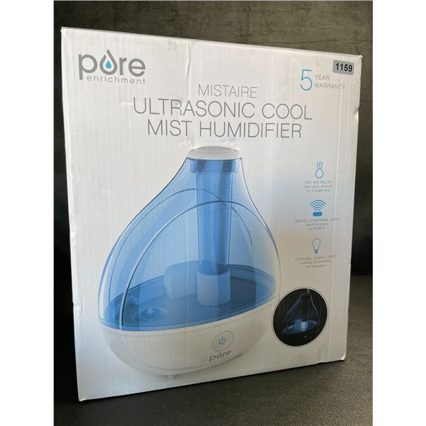 Lot of 1 Pure Mistaire Ultrasonic Cool Mist Humidifier