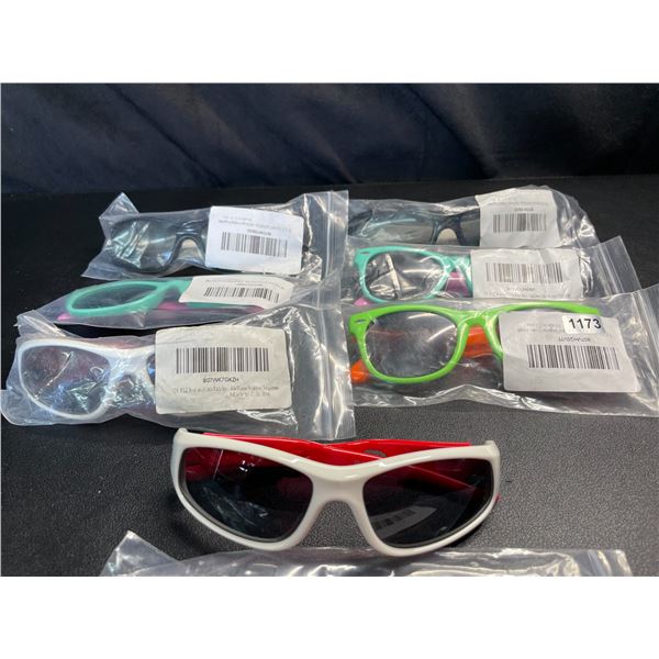 Lot of 7 Pairs of Kids Sunglasses - Assorted Colours - Brand New!