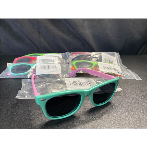 Lot of 7 Pairs of Kids Sunglasses - Assorted Colours - Brand New!