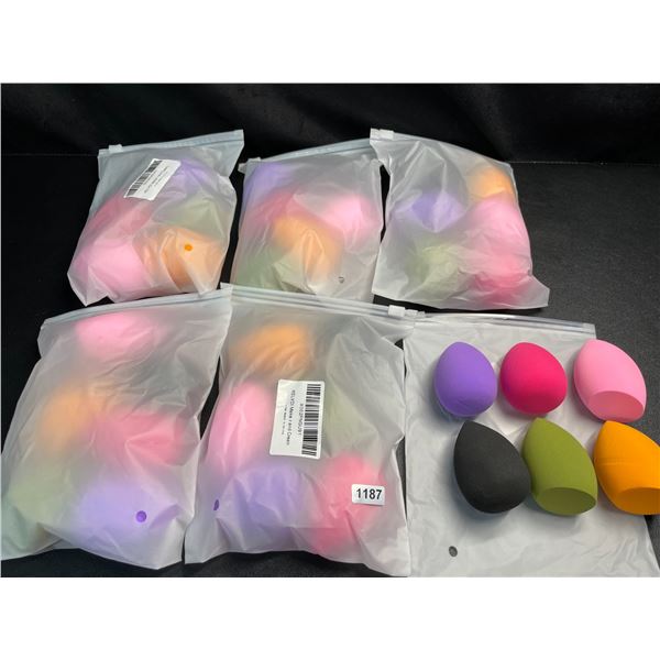 Lot of 6 Packs of Beauty Blending Makeup Sponges - 6PCS each/36 Total - Brand New