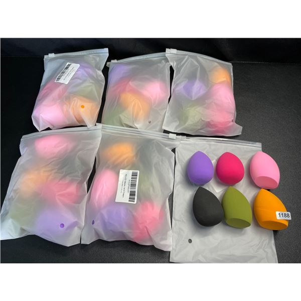 Lot of 6 Packs of Beauty Blending Makeup Sponges - 6PCS each/36 Total - Brand New