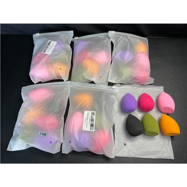 Lot of 6 Packs of Beauty Blending Makeup Sponges - 6PCS each/36 Total - Brand New