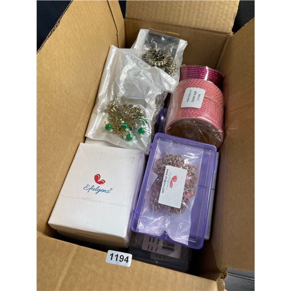 Lot of 1 Box Full of Assorted Indian-Style Jewelry/Pendants - Brand New!