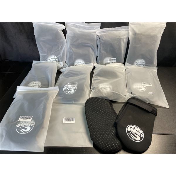 Lot of 10 Packs of Scuba Donkey Neoprene Diving Socks - Brand New!