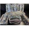 Image 2 : Lot of 8 Transparent & Holo Design Makeup Bag + Brush/Pencil Pouch Sets - Brand New!