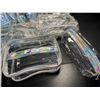 Image 3 : Lot of 8 Transparent & Holo Design Makeup Bag + Brush/Pencil Pouch Sets - Brand New!