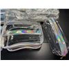 Image 3 : Lot of 8 Transparent & Holo Design Makeup Bag + Brush/Pencil Pouch Sets - Brand New!